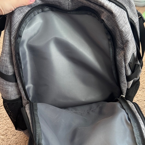 Gray Men's Backpack - Picture 4 of 8